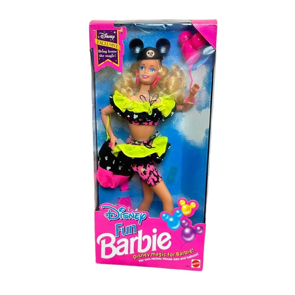 Vintage 1992 Disney Fun Barbie Disney Exclusive NRFB